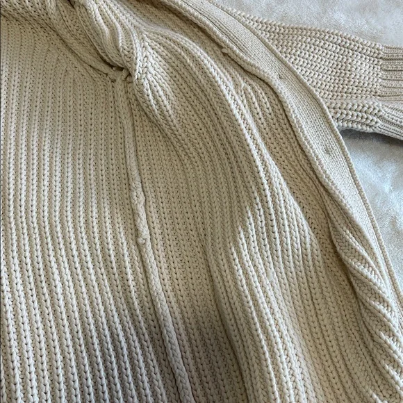 Equipment Cream Belted Cardigan Sweater - Picture 9 of 15